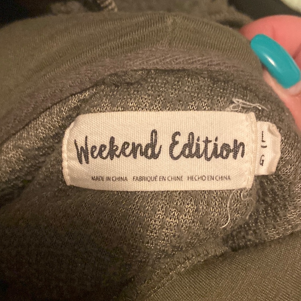 weekend edition hoodie